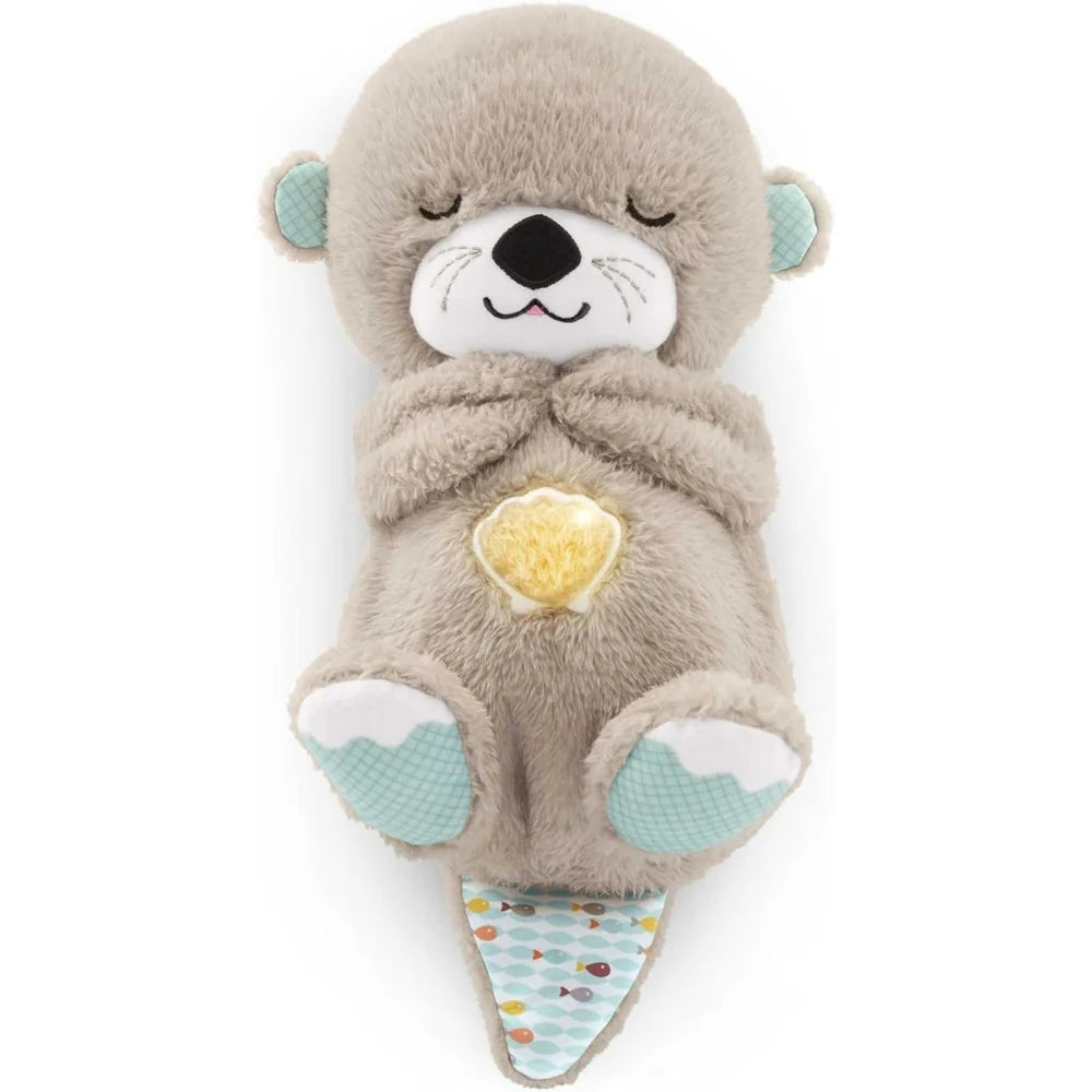 Baby Breathing Bear Baby Sound Machine Breathing Otter, Baby Soothing Otter Baby Snuggle Otter