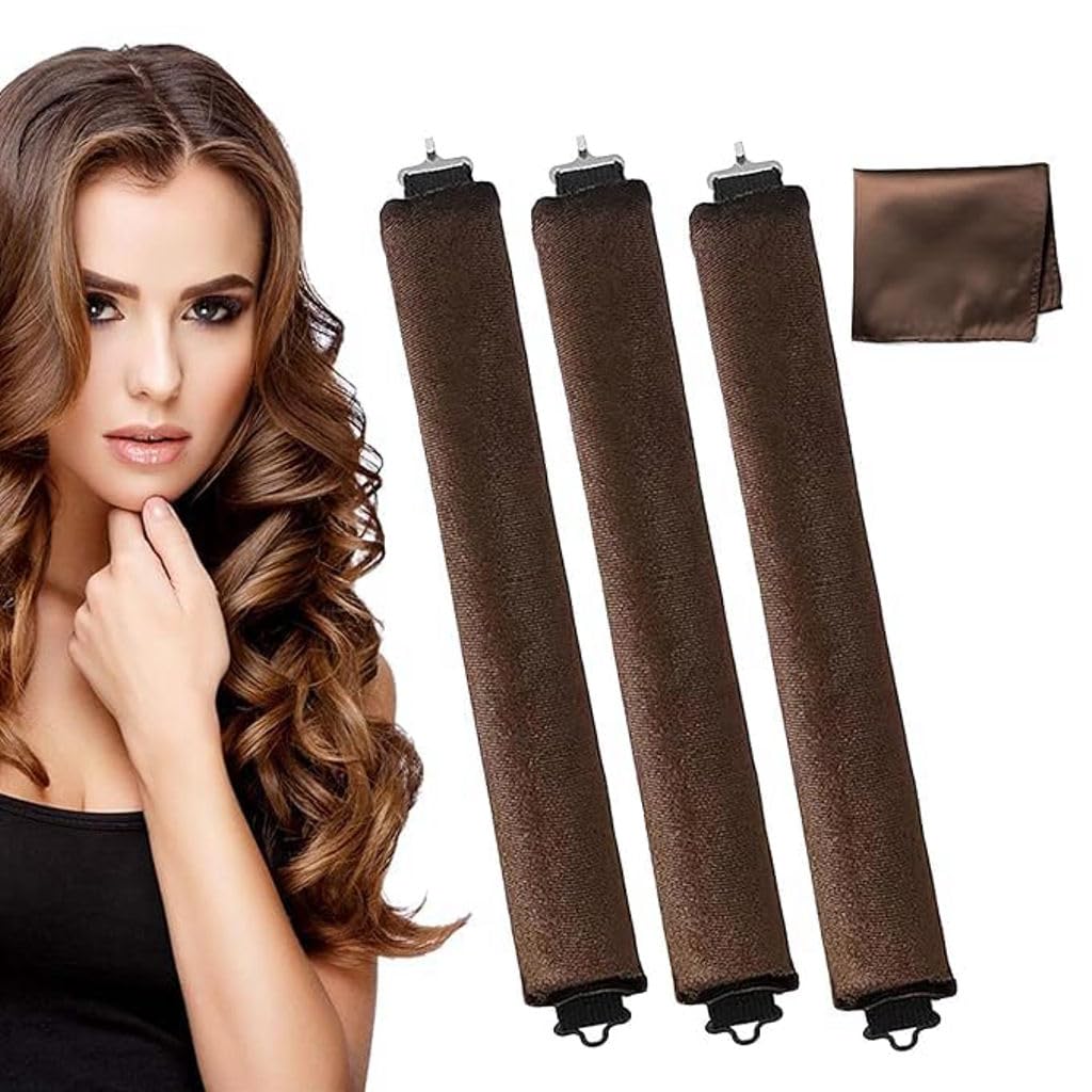 Heatless Curling Rod — No-Heat Overnight Curls (3-Piece Set)