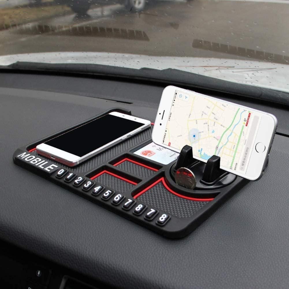 Multifunction Phone GPS Holder Anti-Slip Silicone Pad and Car Mobile Holders for Car Dashboard