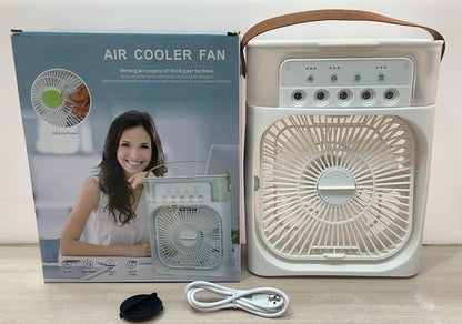 Newpicks Mini Air Cooler fan | USB Electric Fan |Personal 3 Speeds Evaporative Air Cooler Small Spray Mist Desk Fan