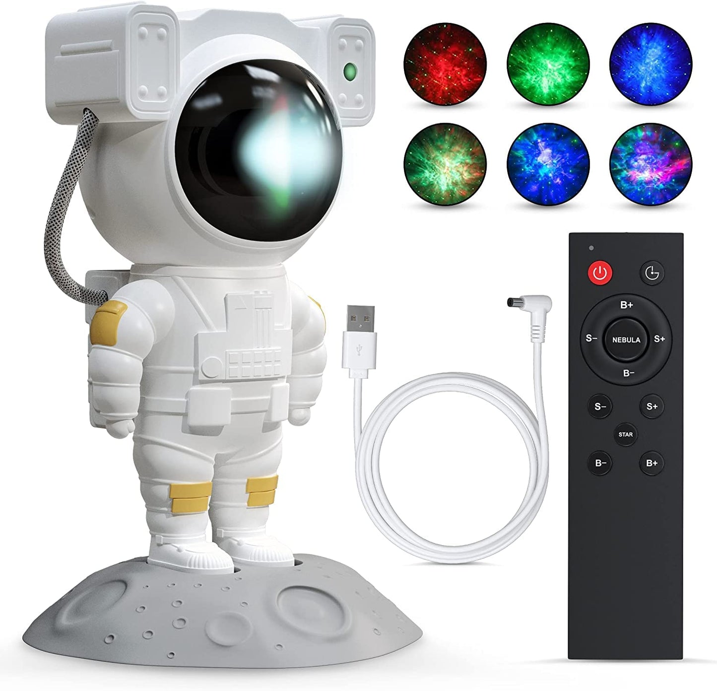 Astronaut Galaxy Projector With Bluetooth Speaker