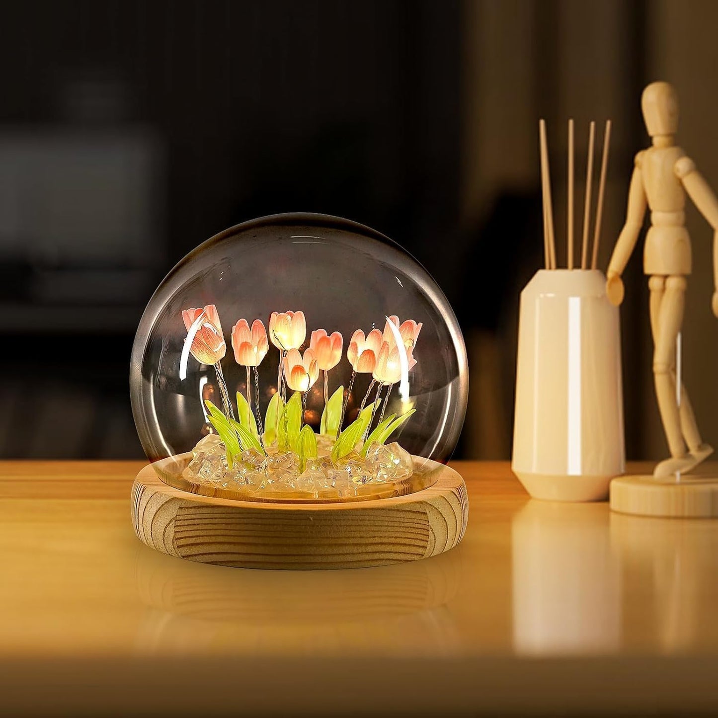 Tulip Night Light | LED Decorations Lamp | DIY Tulip Lamp