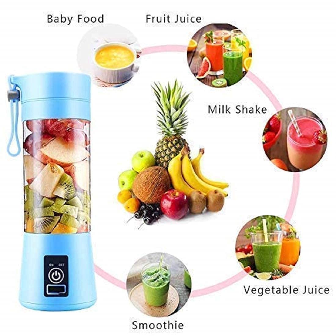 Portable USB Fruit Juicer