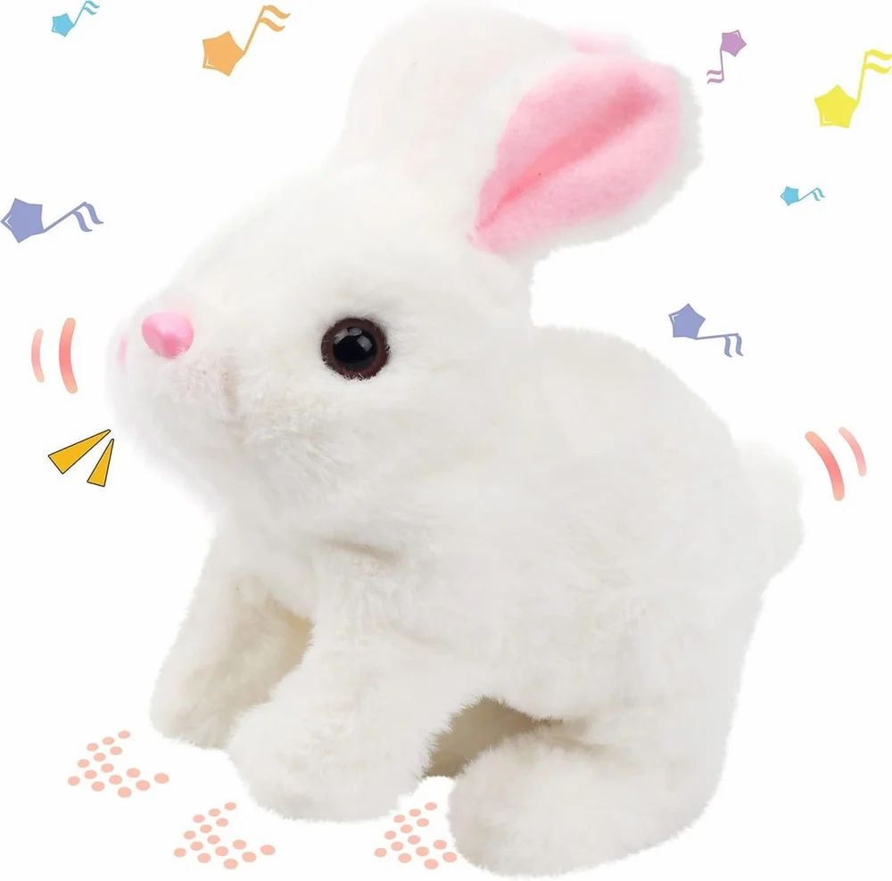 Interactive Hopping & Singing Bunny Plush Toy | Electronic Bunny Toy for Kids