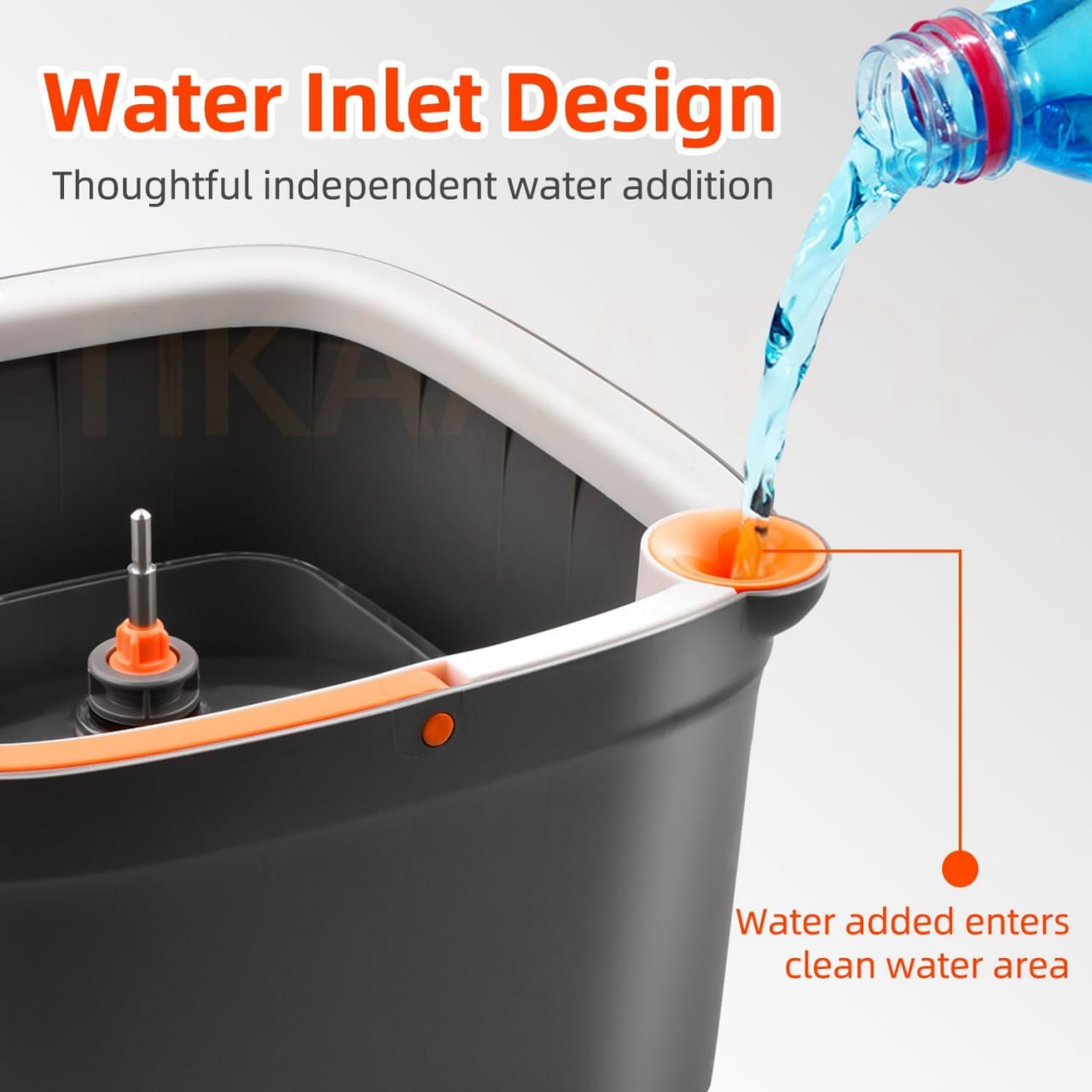 Dynamic M16 Spin Mop and Bucket Set | Bucket Mop ( 2 Microfiber Pad )